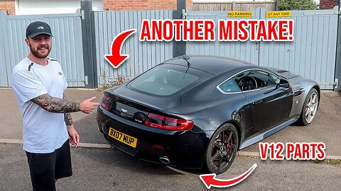 REPAIRING MY CRASHED ASTON MARTIN V8 VANTAGE WITH V12 PARTS