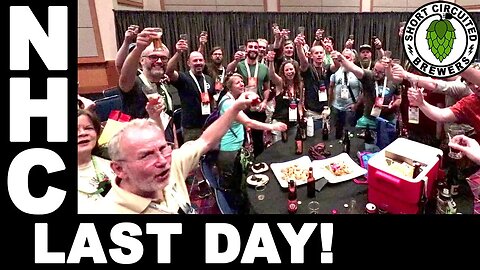 NHC VLOG Day 5 - It's Over?? We'll Miss you! 😰😥😪😧 #homebrewcon #scbatnhc