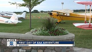 First day of EAA AirVenture with Chris Henry