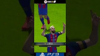 Lionel Messi Goal & Celebration - FIFA 17 PS3 #short