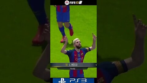 Lionel Messi Goal & Celebration - FIFA 17 PS3 #short