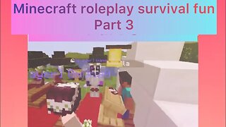 Minecraft Roleplay Survival fun! (3) - me and 0muna0 get married!