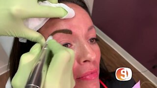 Sally Hayes shows us how she does permanent makeup