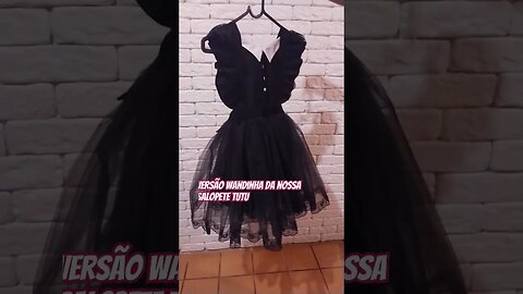 #vestidowandinha#wandinha#fantasiawandinha#cosplaywandinha#jardineirawandinha#seriewandinha