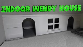 Attic Room Wendy House. Kids Play Area construction