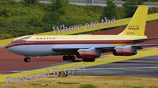 Where are the some of the retired Boeing 707's, and where do we need to go to go see them?