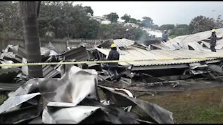 SOUTH AFRICA - Durban - COGTA fire (Videos) (TnE)