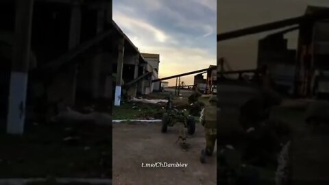 Mortar Crew Of The DPR Army At Work On The Denazification Of Ukraine!