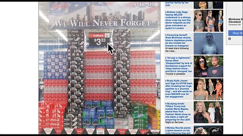 'New 9/11 vid exposed also Walmart and Coca-Cola disrespectful 911 tribute' - Truthneversleeps - 2016