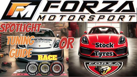 Forza Motorsport: spotlight Porsche tunes x 2 with race tyres or no tyres