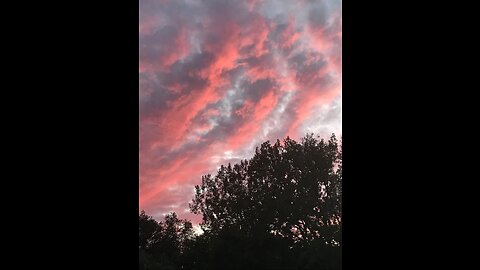 Pink spiral cloud