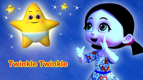 twinkle twinkle little star ll lullaby ll kids poems ll cartoon