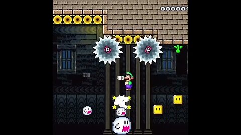times running out in this haunted mansion #mariomaker2 #nintendo #smm2 #supermario
