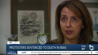 Iran sentences more anti-government protesters to death.