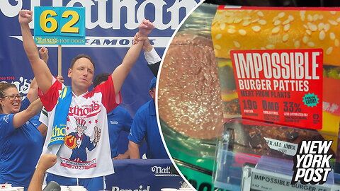 Joey Chestnut banned from 2024 Nathan's hot dog eating contest over vegan frank dispute