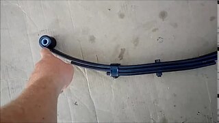 Trailer leaf spring replacement.