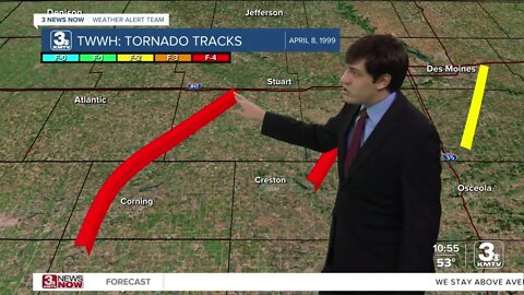 Weather History: 1999 twister outbreak in Iowa and Nebraska