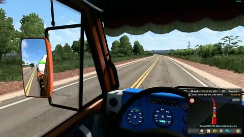 ÁGUA CLARA x SANTA FÉ DO SUL - MAPA RBR - EURO TRUCK SIMULATOR 2 1.43