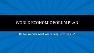 World Economic Forum Plans