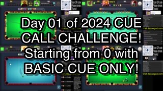 Day 01 of 2024 CUE CALL CHALLENGE! Starting from 0 with BASIC CUE ONLY!