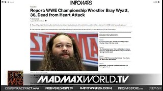 Alex Jones Discusses The Death Of Bray Wyatt