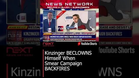 Kinzinger BECLOWNS Himself When Smear Campaign BACKFIRES #shorts