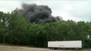 No serious injuries, deaths after Fort Atkinson warehouse goes up in flames