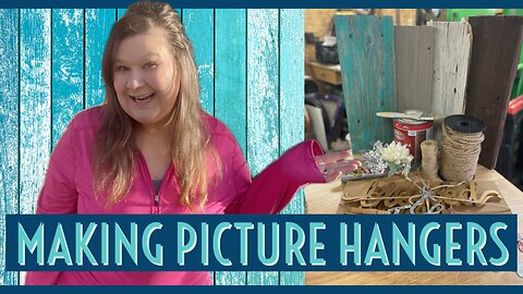 DIY -Rustic Picture Hangers/Frames | Easy & Fast Wood Project