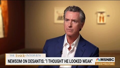 Gov Newsom Tells DeSantis To Pack It Up Or Get Rolled By Trump