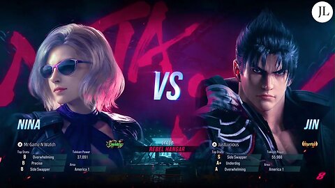 TEKKEN 8 - Jin vs Nina (FT2) (Closed Beta Test)