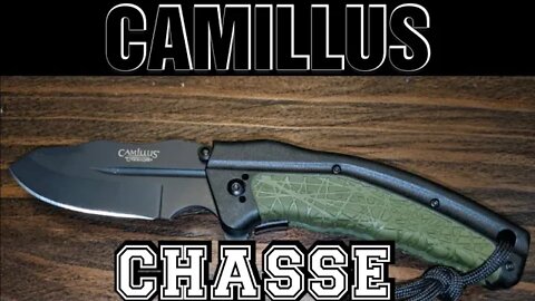 Camillus Chasse EDC, Flipper,Folding Knife,pocketknife,Quality,Very Versatile, Affordable,