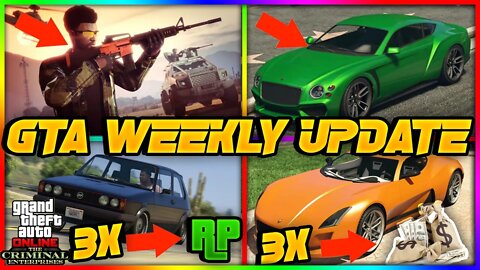 NEW GTA 5 ONLINE WEEKLY UPDATE! (BRAND NEW VEHICLE, M16 WEAPON & 4X $ & RP!)