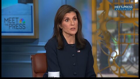 NBC Hack Asks A Stupid Question, Nikki Haley Follows Up With A Stupid Answer