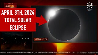 Actual footage of the Solar Eclipse of April 8th, 2024