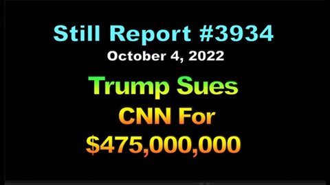 Trump Sues CNN For $475 Million!.