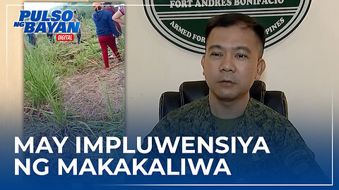 Mga magsasaka sa manabilang, Lanao del Sur posibleng may impluwensiya ng makakaliwang grupo −PA