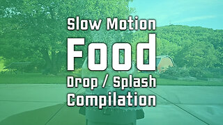 Slow Motion Food Drop / Splash Compilation