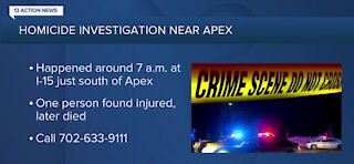 NLVPD seek help in homicide investigation near I-15, Apex