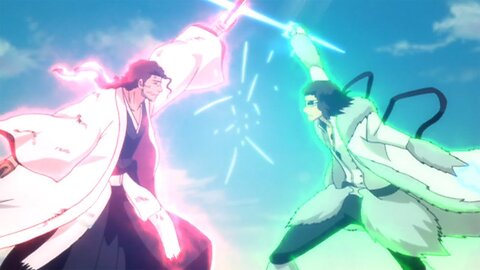 Best Anime Fight - Shunsui Kyoraku vs Stark