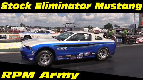 10 Second Stock Eliminator Ford Mustang | Lucas Oil Drag Racing Series