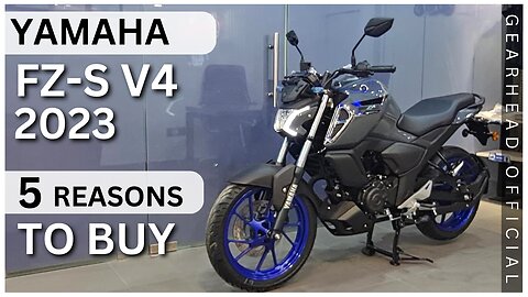 Yamaha FZ-S V4 2023 | Detailed Review | Top 5 reasons to Buy | Gearhead Official