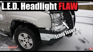 LED Headlight flaw (Not good in Snow) | AnthonyJ350