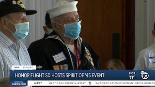 Honor flight San Diego hosts Spirit '45 event