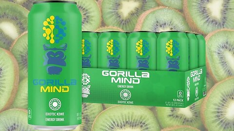 Gorilla Mind Energy Drink Exotic Kiwi