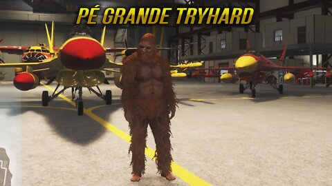 GTA 5 - BORA CAÇAR TRETAS COM O PÉ GRANDE TRYHARD