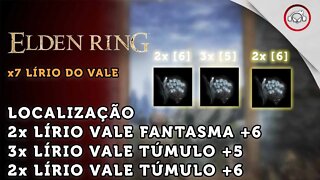 Elden Ring, Como conseguir Lírio-do-Vale Fantasma 2x [6], e do túmulo 3x [5] e 2x [6] | super dica