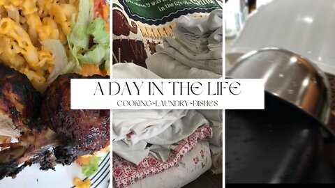 A Day in the Life! Laundry~Cooking~Dishes