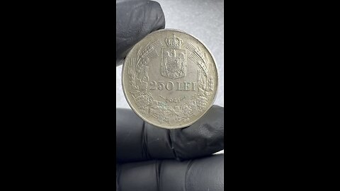 Romania 250 Lei 1941 Mihai I Silver coin