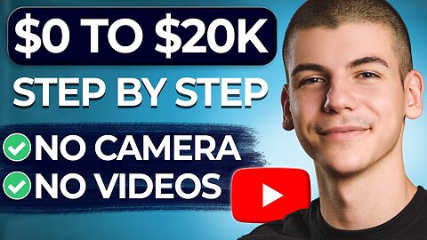 How To Earn $20,000 EVERY Month With Faceless YouTube Automation (Without Making Videos)