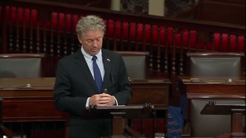 GREAT SPEECH BY SENATOR RAND PAUL!!! THERE IS NO FREE LUNCH!!!